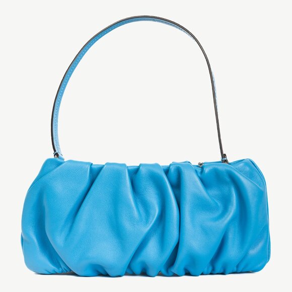 STAUD Bean Marine Ruched-Leather Convertible Mini Bag - Picture 4 of 10